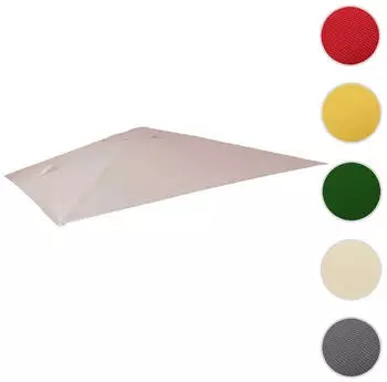 MCW Ersatz-Bezug f&uuml;r Ampelschirm -A96, Bezug, 3x4m (&Oslash;5m), creme-grau (73924)