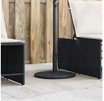 vidaXL Sonnenschirmst&auml;nder f&uuml;r &Oslash;38/48 mm Mast 12 kg Rund (4007974)