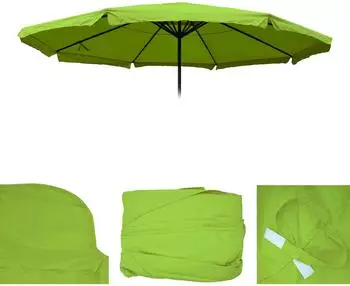 MCW Carpi Pro Ersatz-Bezug mit Volant &Oslash; 5m, Polyester, hellgr&uuml;n (98705)