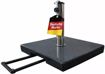 Gardissimo Move Sonnenschirmst&auml;nder Granit 40kg mit Rollen, &Oslash; bis 54mm (schwarz)