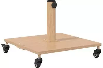 vidaXL Sonnenschirmst&auml;nder Helles Holz 45 x 45 x 31,5 cm 42010366
