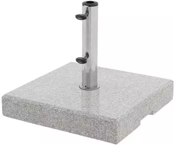 Doppler LIFE Granit-Sonnenschirmständer 32kg, quadratisch, 45x45cm