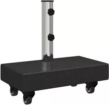 vidaXL Sonnenschirmst&auml;nder Schwarz 45 x 25 x 45 cm Granit 42006588