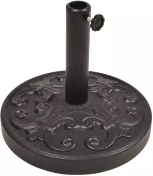 Deluke Sonnenschirmst&auml;nder POTI 12kg Kunststoff Schwarz 33x38x38cm