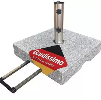 Gardissimo Robusto Granit-Schirmst&auml;nder 70kg mit Trolley-Funktion & Rollen (Robusto)