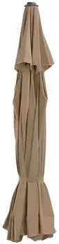 vidaXL Ersatzstoff f&uuml;r Sonnenschirm Taupe 515cm (312541)