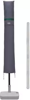 Sekey Sonnenschirm Schutzh&uuml;lle mit Stab, &Oslash;300cm, 100% Polyester, wasserdicht, Dunkelgrau (UC6)