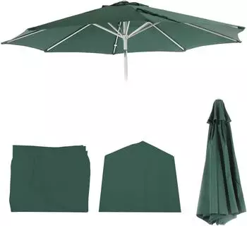 Mendler Sonnenschirm Ersatzbezug N19, Ø 3m, grün (N19)