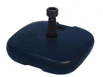 Spetebo Sonnenschirmst&auml;nder Kunststoff bef&uuml;llbar 20L blau, bis &Oslash; 32mm
