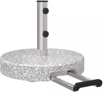 vidaXL Sonnenschirmst&auml;nder Grau &Oslash; 45 x 37,5 cm Granit 42002810