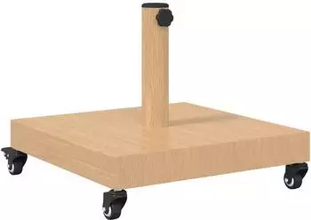 vidaXL Sonnenschirmst&auml;nder Helles Holz 45 x 45 x 31,5 cm 42010007