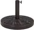 Gardenson Schirmständer Stahl schwarz 15kg (HI-504019)