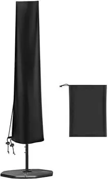 LuxusKollektion Sonnenschirm-Schutzh&uuml;lle wasserdicht, winddicht, H190cm (f&uuml;r 3m Schirm)