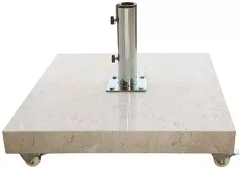 anndora Sonnenschirmständer Mamor eckig 70kg rollbar (HSF-7015P-Set)
