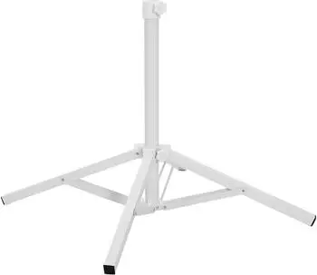 vidaXL Sonnenschirmhalter wei&szlig; Stahl f&uuml;r 25-32mm Mast