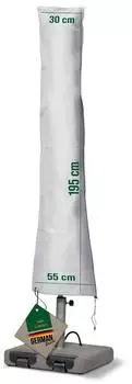 GWM Protect Premium Sonnenschirmh&uuml;lle 195x30/55cm, grau
