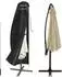 LuxusKollektion Ampelschirm-Schutzhülle 240x45/70/50cm, wasserdicht, 420D Oxford, mit Teleskopstange