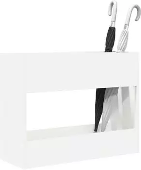 vidaXL Sonnenschirmhalter weiß, Holzwerkstoff, 65x24x50cm (899423)