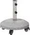 vidaXL Schirmständer Granit mit Rädern, 27,2kg, für 4-5cm Stange, grau (42034379)