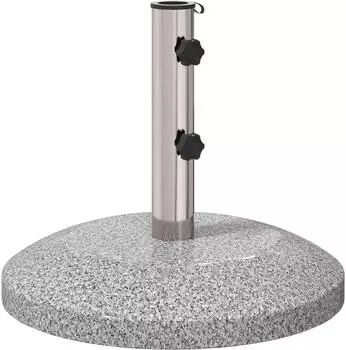 vidaXL Sonnenschirmst&auml;nder f&uuml;r 40-50mm Pfosten, 26,45kg, grau (42034378)