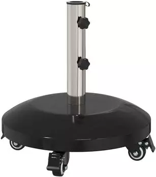 vidaXL Sonnenschirmst&auml;nder Granit mit Rollen 29kg, schwarz (42034377)