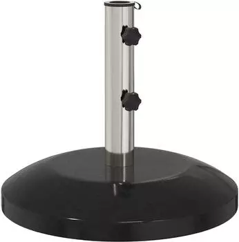 vidaXL Parasolbasis 40-50mm 26,75kg, schwarz