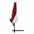 Deuba Sonnenschirm-Schutzhülle Ampelschirm 3m, Polyester, rot (102711)
