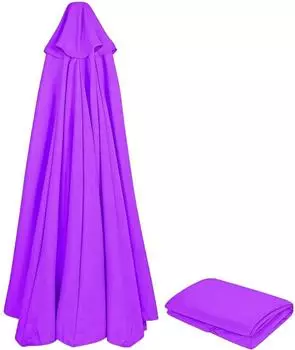 LuxusKollektion Sonnenschirm Ersatzbezug 350cm 8 Streben lila UV80+ wasserdicht