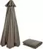 LuxusKollektion Sonnenschirm Ersatzbezug 230cm, 6 Streben, beige/khaki, UV-Schutz