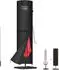 LuxusKollektion Sonnenschirmhülle Ampelschirm mit Stab 240x58/58cm, wasserdicht, 420D Oxford, grau