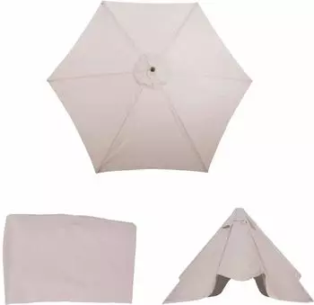 Mendler Florida Sonnenschirm Ersatzbezug Polyester &Oslash; 3m (70427)