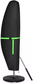 LuxusKollektion Ampelschirm-Schutzhülle 2-4m, 600D Oxford, 280x30x81/46cm
