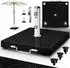 tillvex Sonnenschirmständer Granit eckig schwarz 27kg (TVGNSSD-012)