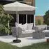 Outsunny Sonnenschirmständer Beton 18kg, rund, schwarz (800001431003)