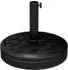 Outsunny Sonnenschirmständer Beton 18kg, rund, schwarz (800001431003)