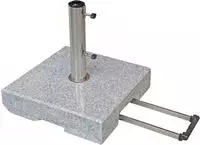 K&ouml;lle Trolley Granit-Schirmst&auml;nder, 45 x 45 cm, 50 kg, mit Rollen R&uuml;cksendung 14