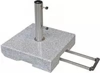 K&ouml;lle Trolley Granit-Schirmst&auml;nder, 45 x 45 cm, 40 kg, mit Rollen R&uuml;cksendung 14