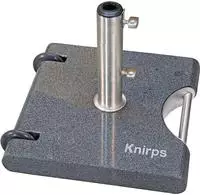 Doppler Trolley Granitsockel; 50x50x30 cm (LxBxH); grau