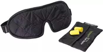 Cocoon Eye Shades De Luxe One Size, Schwarz/Grau (ESL03)