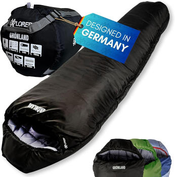 Explorer Grönland Mummy Sleeping Bag black