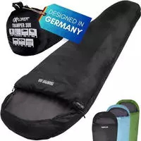 EXPLORER Mumienschlafsack "Tramper 300 Camping Schlafsack 230x80x55cm Outdoor -16C"