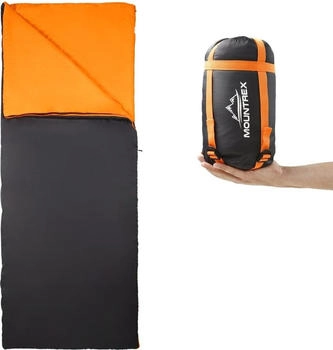 MOUNTREX Ultralight Rectangular Sleeping Bag black LZ