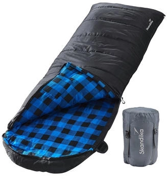 Skandika Dundee Flanell 220 x 80 cm black