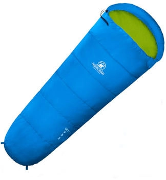 Nordb&auml;r Kids Mummy Sleeping Bag 175 x 70 cm blue/green