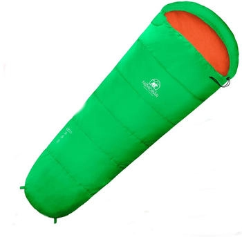 Nordb&auml;r Kids Mummy Sleeping Bag 175 x 70 cm green/orange