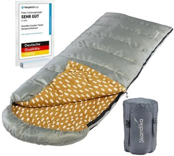 Skandika Dundee Flanell 220 x 80 cm grey