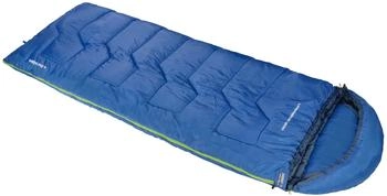 High Peak Vagabond 300 Deckenschlafsack blau/dunkelblau mit Kapuze (200032)
