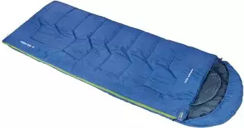 High Peak Frazer 200 Deckenschlafsack mit Kapuze blau/dunkelblau (200095)