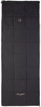Nordisk Sif +10° Blanket Sleeping Bag (XL - max. 205 cm) Zip: Complete Obsidian Black