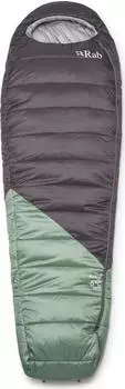 Rab Women's Radeon -6C / 20F (Regular - 170 cm, Zip left) Dark Fig Green / Graphene